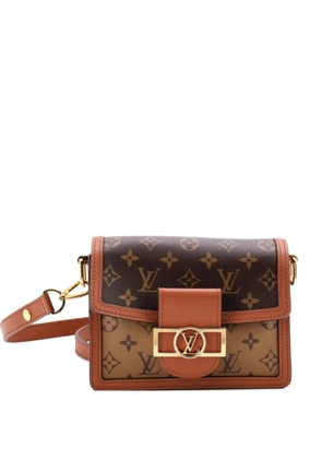 Louis Vuitton Pre-Owned Dauphine Shoulder Bag Reverse Monogram Canvas Mini crossbody bag - Brown