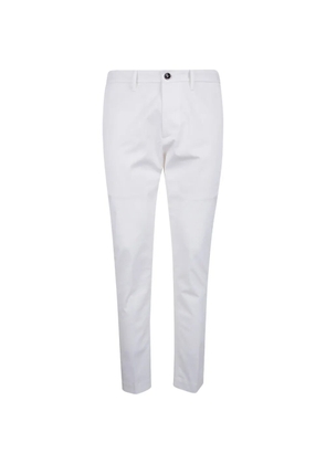 Nine In The Morning logo-patch trousers - White