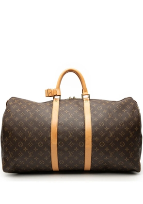 Louis Vuitton Pre-Owned 2001 Monogram Keepall 55 travel bag - Brown