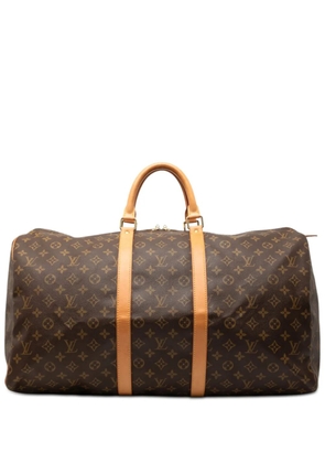 Louis Vuitton Pre-Owned 2001 Monogram Keepall 55 travel bag - Brown
