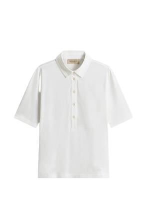 Woolrich logo-print polo shirt - White