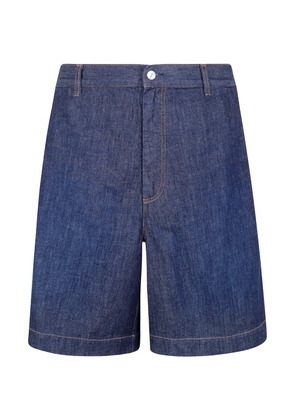 Nine In The Morning elasticated-waistband denim shorts - Blue