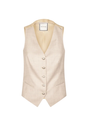 Tagliatore button-up waistcoat - Neutrals