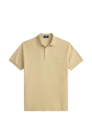 Polo Ralph Lauren embroidered-logo piqué Polo shirt - Neutrals