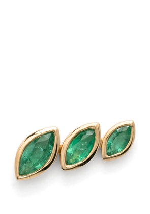 SHAY emerald earrings - Gold