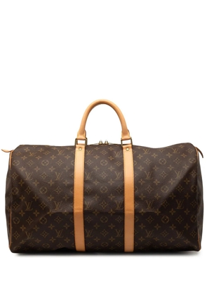 Louis Vuitton Pre-Owned 2001 Monogram Keepall 50 travel bag - Brown