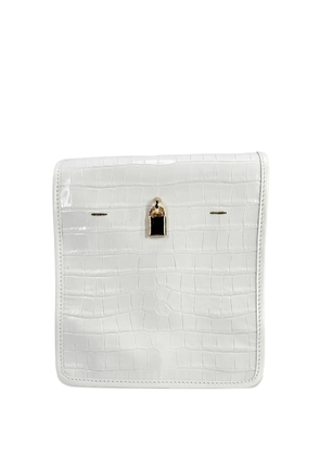 Madison.Maison Moc Croc crossbody bag - White