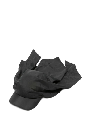 Jil Sander draped hat - Black