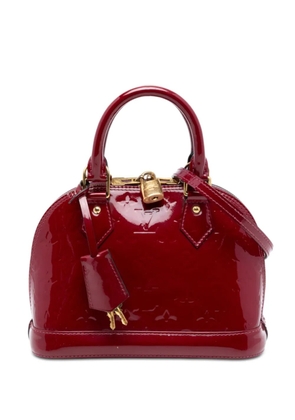 Louis Vuitton Pre-Owned 2015 Monogram Vernis Alma BB satchel - Red