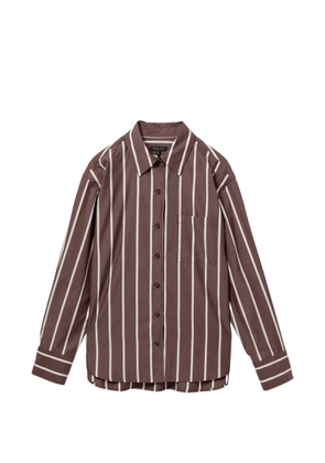 rag & bone Connie striped shirt - Brown