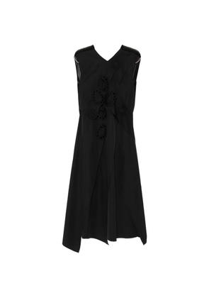 LITKOVSKA embroidered layered maxi dress - Black