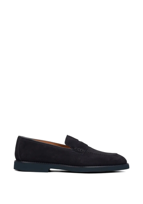 Doucal's suede penny loafers - Blue