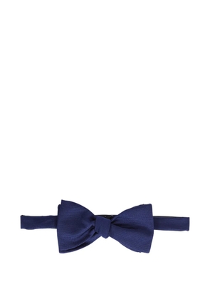 Eton silk faille pre-tied bow tie - Blue