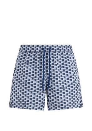 Bally printed swim shorts - Blue