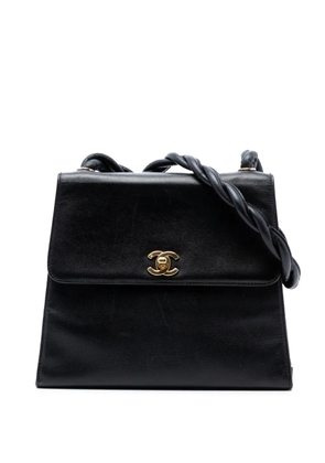 CHANEL Pre-Owned 1997-1999 CC Caviar Twisted Strap shoulder bag - Black