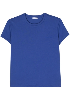 Patrizia Pepe rubberised cotton T-shirt - Blue