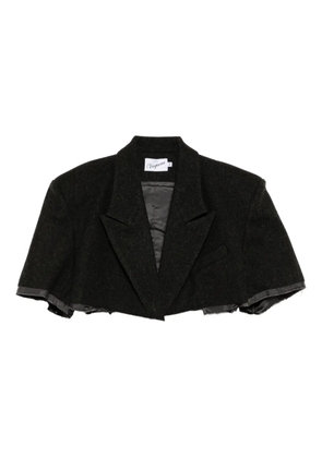 Vaquera distressed cropped jacket - Grey