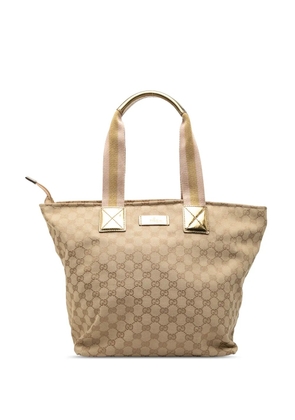 Gucci Pre-Owned 2000-2015 GG Canvas Web tote bag - Gold