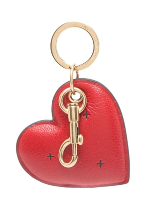 Anya Hindmarch heart-motif keyring - Red