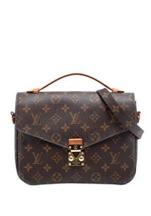 Louis Vuitton Pre-Owned 2018 Monogram Pochette Metis satchel - Brown