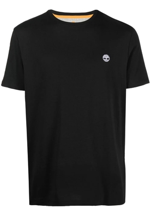 Timberland logo-embroidered cotton T-shirt - Black