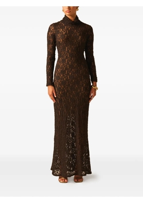 JBQ Winston lace high-neck dress - Black