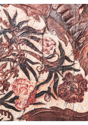 Pierre-Louis Mascia Aloeuw floral-print scarf - Brown