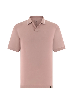 Boggi Milano open-collar T-shirt - Pink