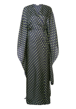 Vionnet printed maxi wrap dress - Blue