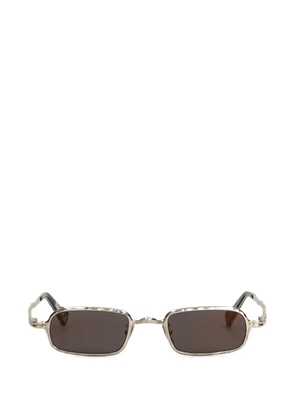 Kuboraum Z18 rectangular-frame sunglasses - Gold