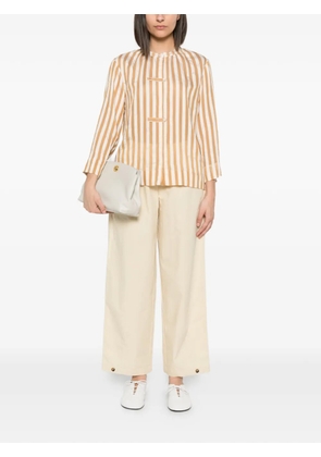 YERSE Palermo striped blouse - Neutrals