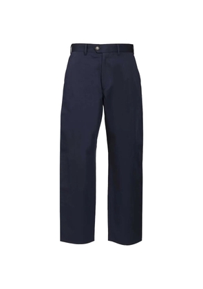 Paul Smith slub-texture trousers - Blue