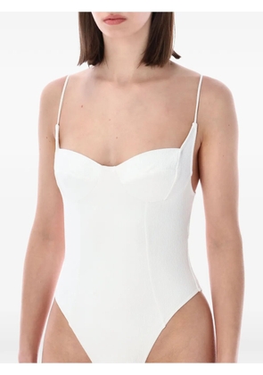 BELAMER Nina sweetheart-neck swimsuit - White