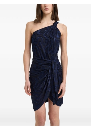 ISABEL MARANT Liliana one-shoulder fil coupé dress - Blue