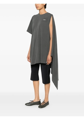 Coperni drape-detail mini dress - Grey