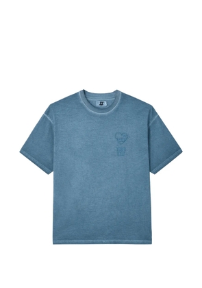 izzue logo-embroidered T-shirt - Blue