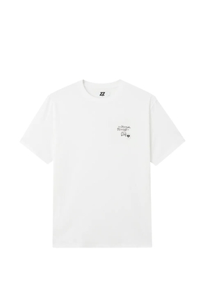 izzue slogan-print T-shirt - White