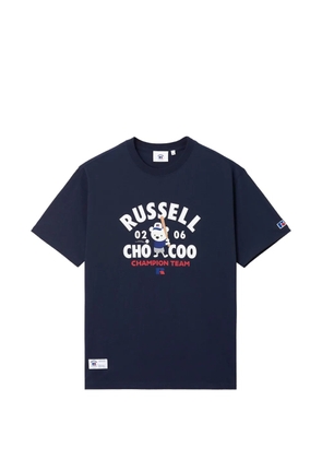 CHOCOOLATE bear-print T-shirt - Blue