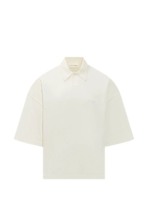 FEAR OF GOD ESSENTIALS Essentials logo-embroidered polo shirt - Neutrals