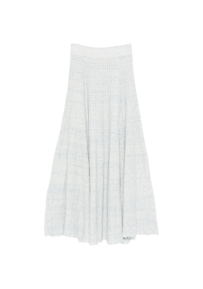 Fedeli ribbed midi skirt - Grey