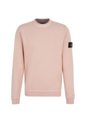 Stone Island logo-patch sweatshirt - Pink