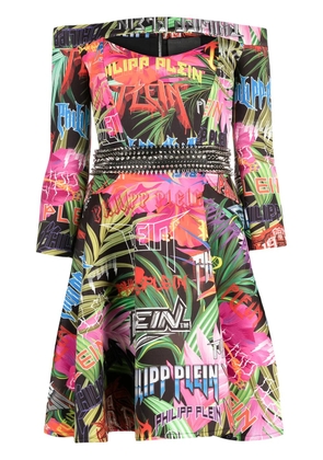 Philipp Plein Jungle Rock dress - Green