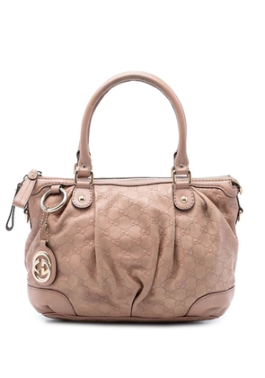 Gucci Pre-Owned 2016-2025 Guccissima Sukey satchel - Brown