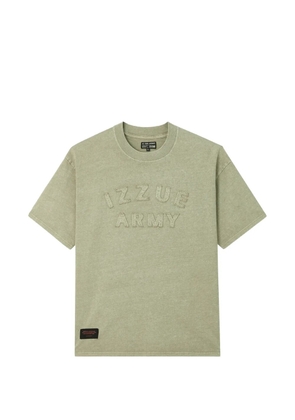 izzue logo-appliqué T-shirt - Green
