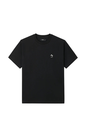 izzue mountain-print T-shirt - Black