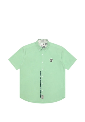 AAPE BY *A BATHING APE® logo-patch short-sleeve shirt - Green
