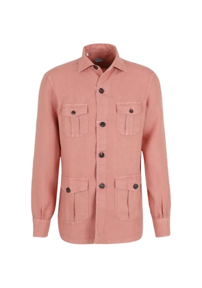 Vincenzo Di Ruggiero four-pocket shirt jacket - Pink