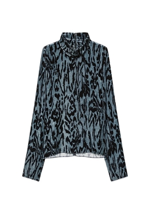 Forte Forte moiré blouse - Blue