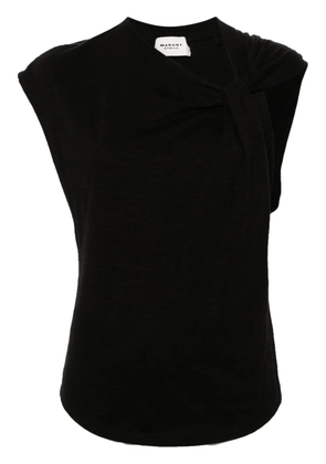 MARANT ÉTOILE Naydali asymmetric T-shirt - Black