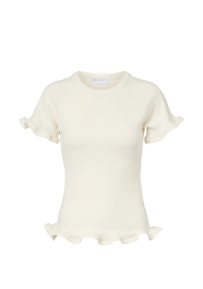 Stella McCartney ruffled T-shirt - White